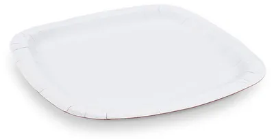 Produktbild von 100x Pappteller aus Frischfaser quadratisch 24 x 24 cm fettdicht