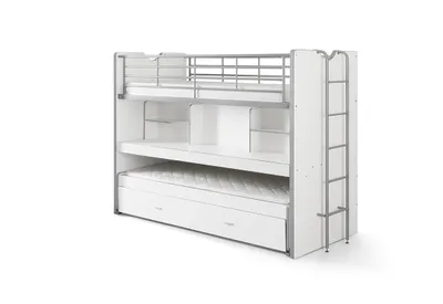 Image de Lit mezzanine Bonny avec bureau et 3 couchages