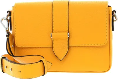 Produktbild von DECADENT Leder Umhängetasche Nicky Cross-Body Bag Vibrant Yellow gelb