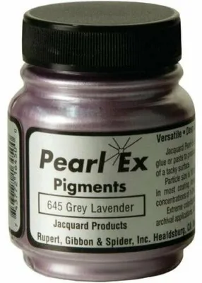 Produktbild von Jacquard Pearl Ex Pigment grau lavendel 21 g Pulver für Bastelarbeiten