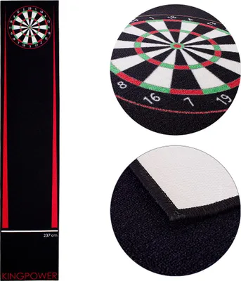 Image de Kingpower Tapis de Fléchettes Paillet de Fléchettes Tournoi Fléchettes Dart 290x60 cm