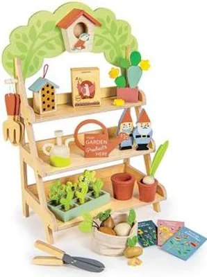 Produktbild von Tender Leaf Spielzeug Gartencenter - pädagogisches Holzspielzeug für Kinder