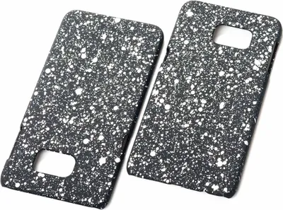 Produktbild von Handy Hülle Schutz Case Bumper Schale für Samsung Galaxy S6 Edge Plus 3D Sterne Weiß