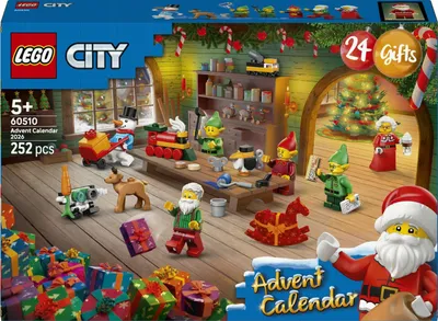 Productafbeelding van LEGO City Adventskalender 2026, Bouwspeelgoed, Geschikt voor kinderen vanaf 5 jaar, Kunststof, 252 onderdelen, 385 gram