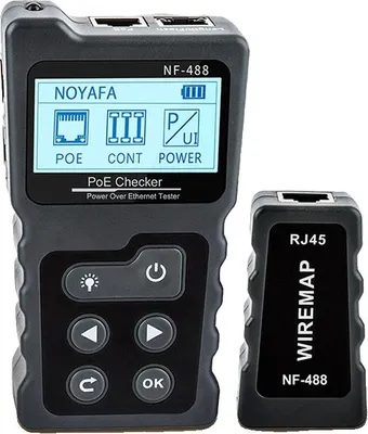 Immagine prodotto di Tester PoE di rete, display LCD, strumento per il loop test