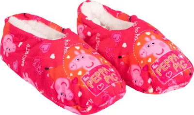 Produktbild von Peppa Wutz Ballerinas für Mädchen ABS Winter Hausschuhe gefüttert Kinder Slipper Pantoffeln Pink 27-30