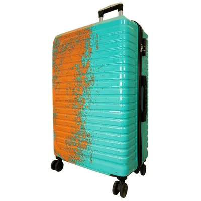 Produktbild von Hartschalen-Koffer Großer Reisekoffer Sierra 76 cm Trolley Größe L türkis-orange Motivkoffer