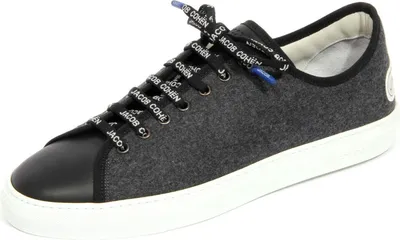Produktbild von H0600 sneaker uomo JACOB COHEN JACK man fabric/leather shoe dark grey/black