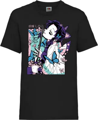Produktbild von Kinder T-Shirt Demon Anime Slayer Shinobu Kocho Shinobu, 5-6 Jahr - 116 / Schwarz