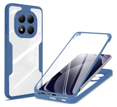 Produktbild von 360° Grad Hülle für Xiaomi Redmi Note 15 Pro+ vollschutz Integriertem Displayschutz in Blau