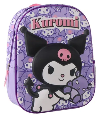 Productafbeelding van Hello Kitty Kuromi 3D rugzak, paars, 30 cm