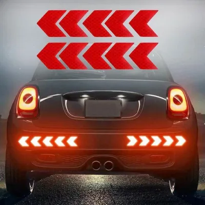 Produktbild von Autoaufkleber - rote Pfeile
