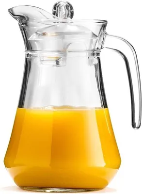 Zdjęcie produktu dla Przezroczysta butelka na wodę z pokrywką i dozownikiem – 1,4 litra – idealna do napojów i herbaty.