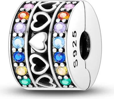 Produktbild von Charms Silber Anhänger Beads Stopper für DIY Armband