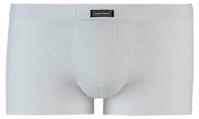 Produktbild von bruno banani Hipshort Check Line 2.0 Gr. S - Karomuster Weiß