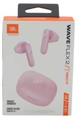 Produktbild von JBL Wave Flex 2, Kabellose Bluetooth-In-Ear-Kopfhrer, pink