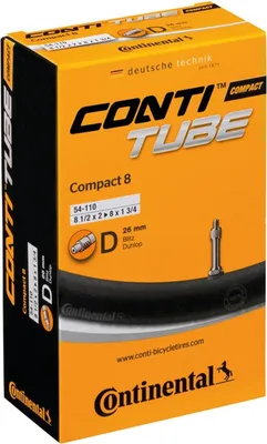 Produktbild von Continental 0180991 8' Schlauch, 'Compact 8', 8 1/2x2' (54-110), DV, schwarz