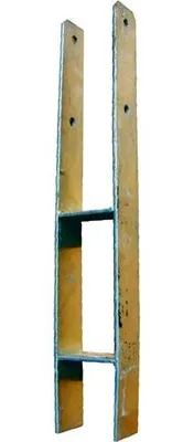 Produktbild von STÜTZENFUSS vz H-Form 71 x 600 mm