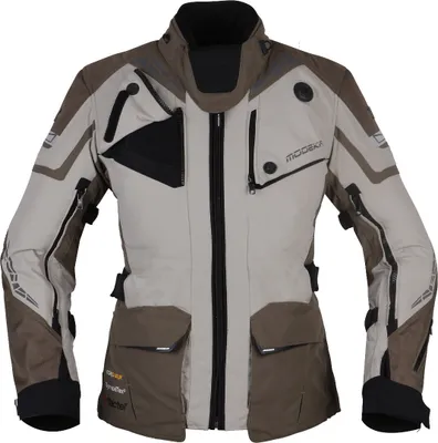 Produktbild von Modeka Panamericana 2 Damen Motorrad Textiljacke, sand/schwarz, 40