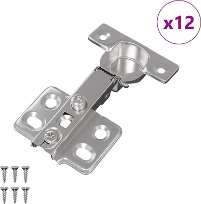 Obrázek produktu pro Závěs 12 pcs Niklová 85 x 52,5 x 9,5 mm Železo