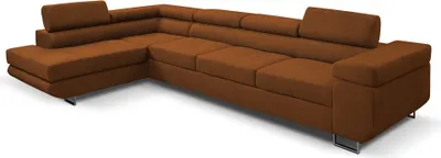 Produktbild von FurMeb24 - Ecksofa AVIO L BIS - LINKE SEITE , Sofa mit  Bettk€sten und Schlaffunktion - VENA 02