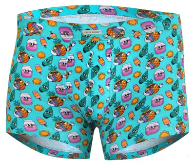 Imagen del producto de Pantalones cortos de boxeo para hombre, diseño divertido, paquete de 10, varios colores, talla M
