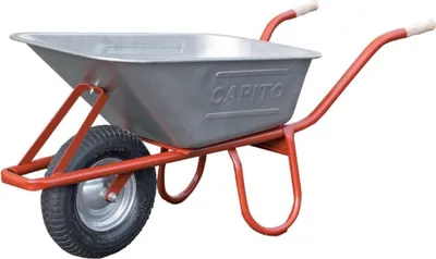 Immagine prodotto di Carrello con cassone profondo Eurocar 100 l, con cuscinetti a sfera, montato.