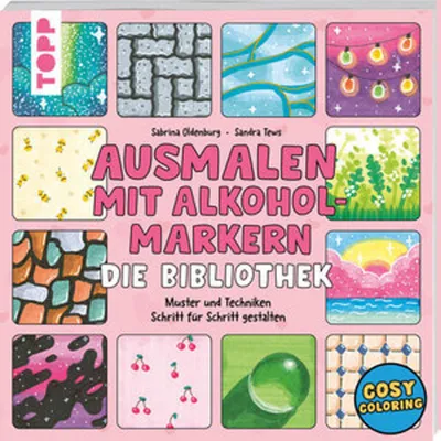 Produktbild von Ausmalen mit Alkoholmarkern - die Bibliothek