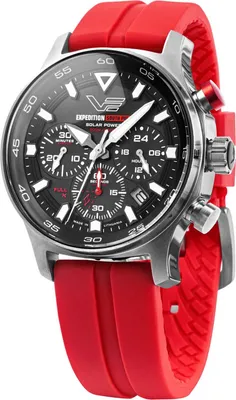 Vostok Europe VR42-592A761-RED Herrenuhr Solar Expedition South Pole Chronograph Rot 1