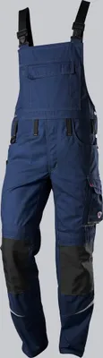 Produktbild von BP Komfort-Latzhose mit Reflexelementen und Kniepolstertaschen 1804 Gr. 44-kurz nachtblau
