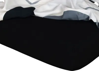 Immagine prodotto di Dadka Lenzuolo di jersey nero 180x200x20 cm