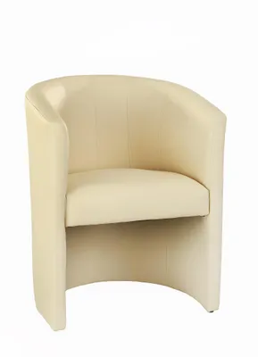 Produktbild von Cocktailsessel Clubsessel Beige Creme Farben Loungesessel Sessel Kunstleder