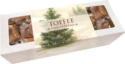 Produktbild von Weihnachtliche, festlich verpackte Karamellen im Geschmack "Winterwald-Tanne"