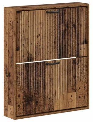 Obrázok produktu pre vidaXL Nástenná skriňa na topánky HOORN, 71 x 17 x 86 cm, drevotrieska