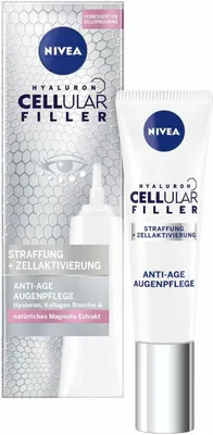 Produktbild von Nivea, Hyaluron Cellular Filler, Straffende Augencreme mit Magnolienextrakt, 15 ml