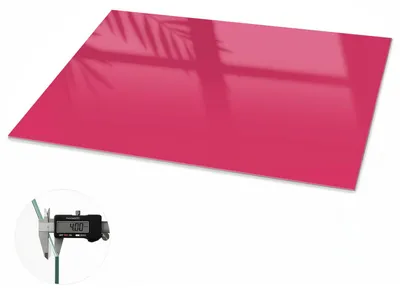 Produktbild von Glas Tischplatte 120x60 cm – Tischauflage aus gehärtetem Glas – Glasplatte für Esstisch – Küchentischplatte aus Glas – Tischschutz Glas modern – Dekorative Glasplatte – Pflegeleichte Glastischplatte – Sicherheitsglas Tischplatte – Energierosa, KI-generiertes Bild