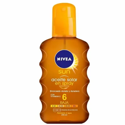 Immagine prodotto di Nivea Olio Solare Spray Spf 6 200ml