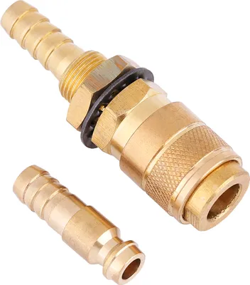 Immagine prodotto di Raccordo del connettore, set di connettori rapidi, adattatore raffreddato ad acqua, connettore del tubo flessibile del raccordo rapido, connettore rapido della torcia di saldatura