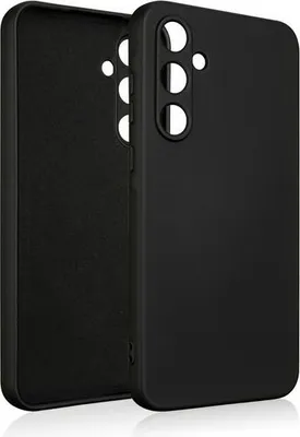 Produktbild von Beline Silikonhülle Samsung A55 A556Schwarz/Schwarz