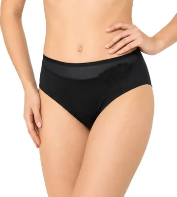 Produktbild von Triumph Azalea Florale Maxi, Farbe: Black 04/0004, Größe: 46 Maxi Slip