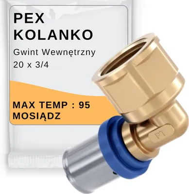 Obrázek produktu pro Koleno PEX 20 x 3/4 vnitřní závit GW komprese Radopress Pipelife