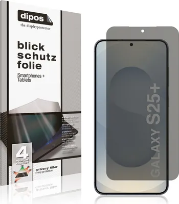 Produktbild von Blickschutzfolie für Samsung Galaxy S25 Plus matt Schutzfolie Folie Display Schutz dipos