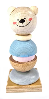 Produktbild von Stapelspiel Bärchen bunt BxHxT 6x14x6cm NEU