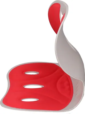 Obrázek produktu pro Ergonomická bederní opěrka zad pro správné držení těla, korekce bolesti, korekční židle, kancelář, domácnost, červená barva