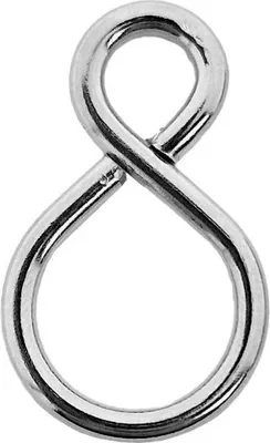 Obrázok produktu pre CombiCraft rovný hák s háčikom z ocele poniklovaný 15x25x2 mm - 100 kusov