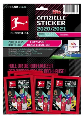 Image de Autocollants à collectionner Topps Bundesliga 2020/21 - 1 multipack