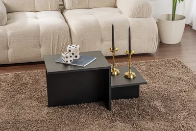 Produktbild von Skye Decor, Harmony - Wood Black, Couchtische, Holz Schwarz, 80 x 40 x 40 cm