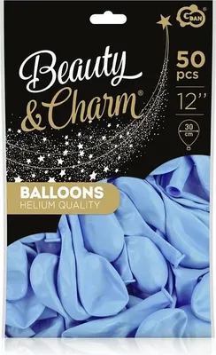 Zdjęcie produktu dla Balony lateksowe Beauty&Charm, 30 cm, 50 sztuk (balony na imprezę)