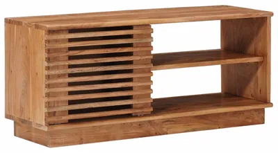 Produktbild von vidaXL TV-Schränk mit Speicher mit Tür Natur 90 x 30 x 40 cm