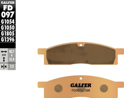 Produktbild von Bremsbeläge Galfer FD097G1396 Sinter-Metall OFFROAD vorne für Yamaha YZ 65 - 85 ccm Bj. 1986 - 2023